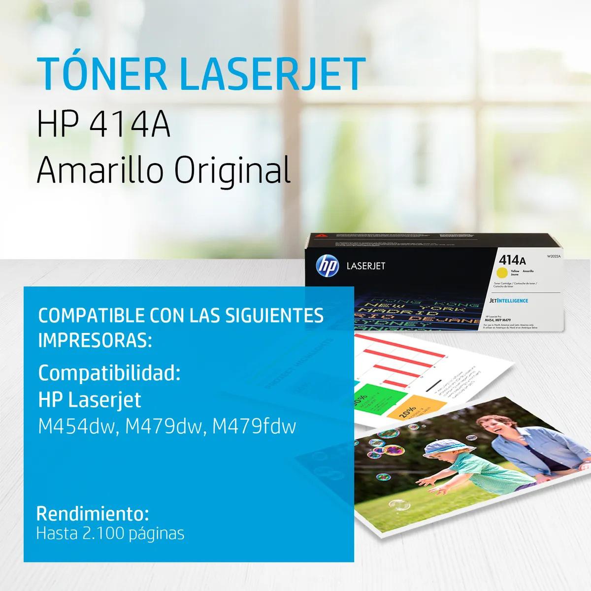 Hp Laserjet Enterprise 414a Tinta Amarilla